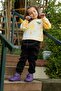 Smart Walker High Top Purple Light Barefoot Kids Boots - 5