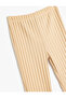 Spanish Leg Trousers Ribbed Viscose Blend - 3