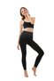 Black High Waist Recovery Seamless Women's Sports Leggings - 2