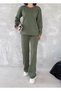Women's Cycling Collar Long Sleeve Bol Legs Tracksuit Suit Winter Thermal Suit with Fleece Inside - 3