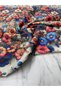 Gold Glitter Liva Pattern Dress Fabric Linen Fabric Our Product Is Sold in Pieces 1 Piece 1 Meter - 2