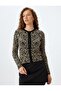 Women's Cardigan 5Wal90083Ht Black Patterned