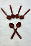 Long Handle Game Spoon 40Pcs, Plastic Wooden Spoon for Show Wedding Henna Night Folk Games - 2