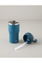 Fiera 600 ml Blue Stainless Steel Thermos - 4