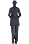 Anthracite Lycra Thick Stretchy Fabric Hijab Nurse Jersey and Hijab Doctor Jersey Kit - 8