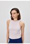 Women's Zero Sleeve Gray Lilac Blouse