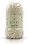 Calinia 100% Mercerized Cotton Knitting Yarn, Lace Yarn, Crochet Yarn, Giza Egyptian Cotton Mercerized Yarn Ecru