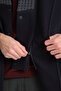 Men's Cashmere Thick Coat Overcoat Standard Fit with Rib Collar - 3