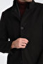 Men's Cashmere Thick Coat Overcoat Standard Fit with Rib Collar - 4