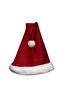 Luxury Christmas Hat Adult Size 55 Cmx33 cm Shiny Cotton Fabric & Plush