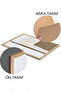 3 Piece Wooden Frame Look Mdf Table Set - Ersycrvsz3Set13 - 2