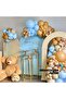 Balloon Set Sea Sand-Nut-Macaron Blue 100-Piece Balloon Chain Set