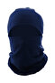Light Navy Blue Fleece Snow Mask Thermal Winter Hat Beanie Neck Collar Biker Helmet Beanie Unisex Balaclava