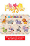 Animals-vehicles-shapes-numbers-fruits-vegetables wooden 6-piece set, educational-instructive puzzle - 6