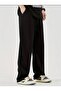 Black Straight Leg Sweatpants - 3