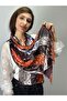 145X45 cm Floral Ivy Patterned Women's Scarf Shawl