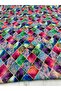 Pyramid Pattern Bamboo Digital Dress Viscose Fabric - 4