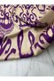 Purple Ikat Pattern Dressmaking Shirtmaking Tivil Satin Fabric Our Product Is Sold by Pieces 1 Piece Is 1 Meter - 2