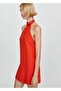 Open back halter dress