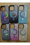 iPhone 11 Compatible Shiny Magsafe Featured Diamond Stone Diamond Sparkling Lux Case Cover - 2