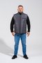 Winter Father's Vest with Thick Fleece Inside with Multi-Pocket Zipper - 3