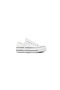 Thick Sole Black and White Half Ankle Linen Sneaker Sneakers - 2