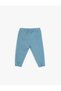 Cotton Raised Jogger Sweatpants with Lace-Up Waist - 2