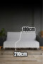 Quality Cotton Fringed Sofa and Sofa Bed Cover - 180X210 cm - 2
