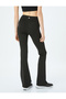 High Waist Slim Fit Spanish Leg Sports Leggings - 4