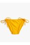 Basic Bikini Bottom Normal Waist Side Tie Detail
