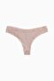 5-pack microfibre and lace Brazilian briefs - 2