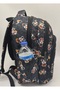 3 Piece Set First School Bag Set Girl Child Character Patterned Primary School Bag Black - 5