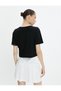 Crop T-Shirt Embroidered Short Sleeve Crew Neck Cotton Special for the 100th Anniversary - 4