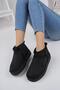 Hug Guaranteed Women's Thick Sole Furry Daily Mini Ankle Boots - 6