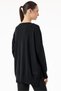 Black Knitwear Tunic - Stripe Sequined - 4