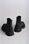 Select 24565 stone detail stretch women's boot (heel height: 4 cm) black - 5