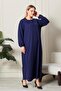 Women's Plus Size Square Neck Ribbed Dress - 7