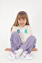 Girl's Cream Sweatshirt 50296401 -Vr071 - 2