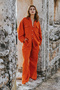 Bella Muslin Relaxed Cut Women's Set Cinnamon - 2