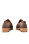 Adela Women's Khaki Suede Leather Loafers 141209 -2 - 3