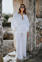 Bella Muslin Relaxed Cut Women's Suit White - 2
