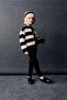 Girl's Striped Knitwear Cardigan