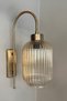 Wingmn Honey Color Glass Sconce Wall Lamp Modern Hotel Cafe Vintage Living Room Bedroom Staircase Retro - 3