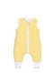 Fiber-Free Footed 1.0 Tog Cotton Double Layer Fabric Girls' and Boys' Sleeping Bag/Yellow
