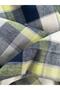 Navy Blue Yellow Plaid Flannel Fabric - 3