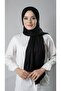 Black Striped Shawl Viscose Fabric Bursa Dolama 202110_01 - 2