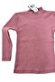 Ribbed Camisole Turtleneck Long Sleeve Bodysuit / Solid Color Girls-Boys Bodysuit/ Children Cotton Bodysuit Slim Fit - 3