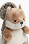 Soft Toy with Processing Detail and Applique Cute Squirrel Plush Sleep and Playmate - 2