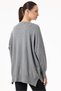 سترة تريكو أمامية مطبوعة بنصف حجر رمادي - 4