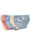0852 Girl's Ribbed Bato-Slip-Panties - 12-Piece Combination - 3